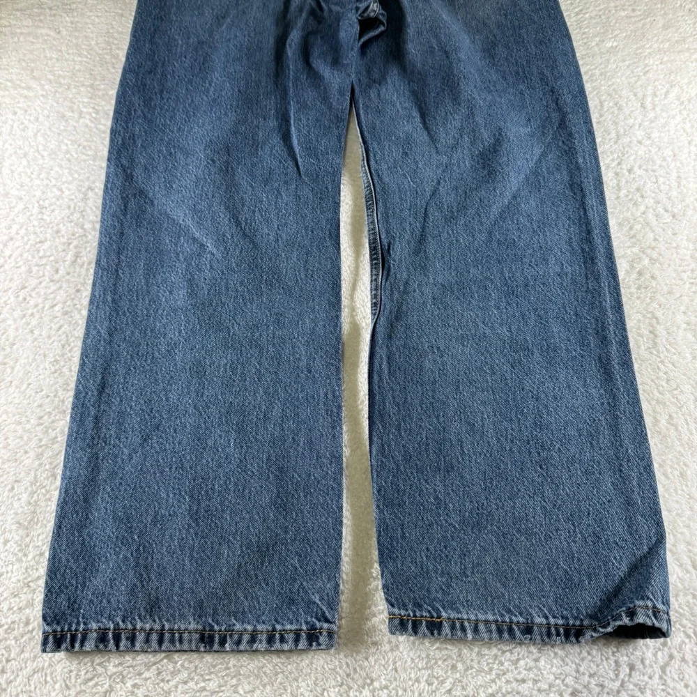 Y2K Levis 565 Jeans Mens 36x32 Blue Loose Straight Denim Pants‎ Work Stretch